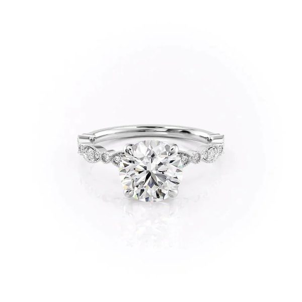 The Jasmine Set With A 1 Carat Round Lab Diamond Online