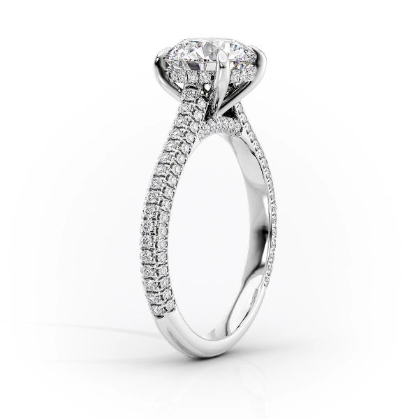 The Rachel Set With A 3 Carat Princess Lab Diamond For Discount